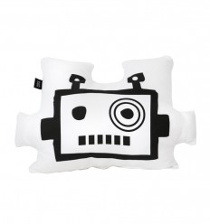 Kids cushion Robot mask - white