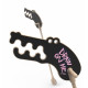 Mister Crocodile on a stick - with unique wooden imperfectons