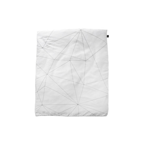 Geometric web toddler duvet cover