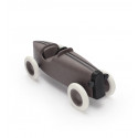 Wooden car toy - grand prix racing car in Taupe