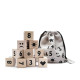 Wooden Math Blocks in Black
