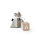Nordic Wooden Alphabet Block in White