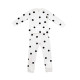 Cotton Kids Pyjamas – White with black dots