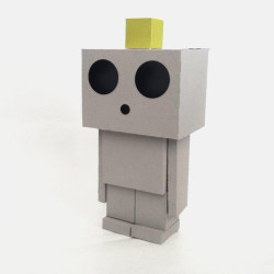 Cardboard robot DIY toy for Kids