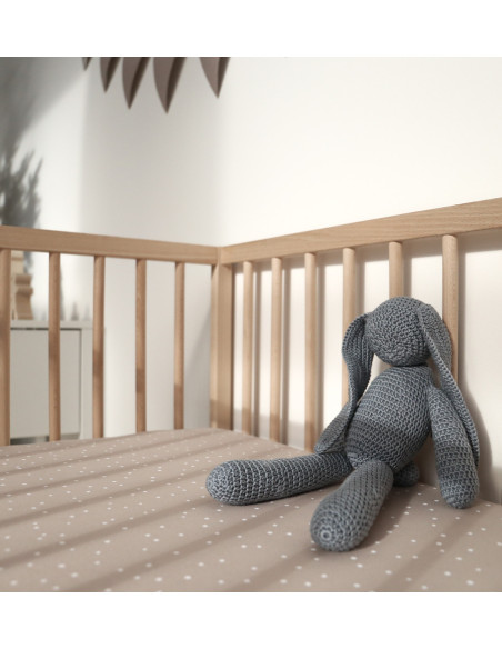 Powder Confetti Toddler Fitted Sheet