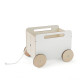 Wooden Toy Chest on Wheels