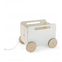 Wooden Toy Chest on Wheels
