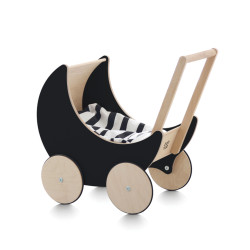 wooden toy pushchair