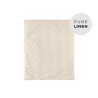 Hazel oat baby duvet cover