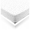 Black Confetti Fitted Sheet