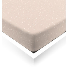 Powder Confetti Fitted Sheet