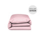 Blushing toddler duvet cover