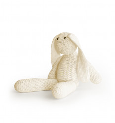 Cream Crochet Bunny
