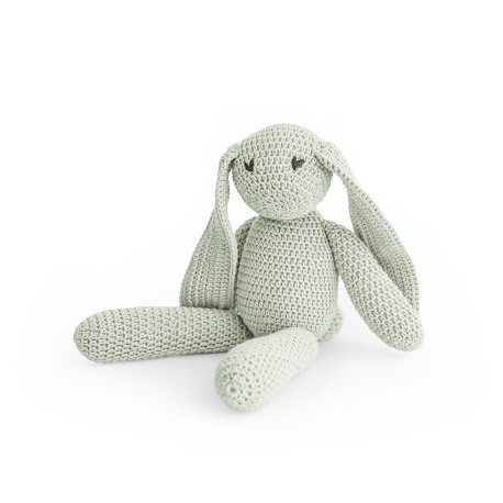 Crochet Toy Rabbit in Mint