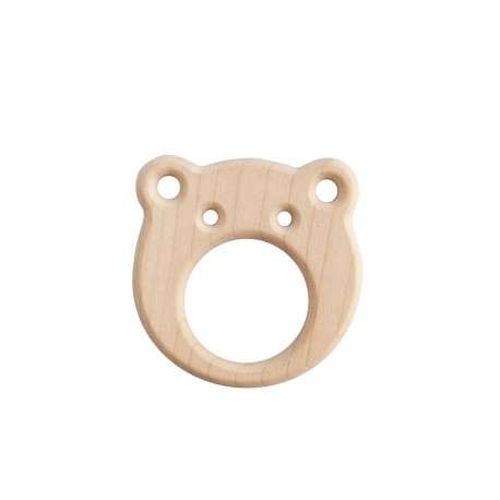 WOODEN TEETHER – FRISKY FROG