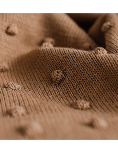 Popcorn Baby Blanket - Caramel