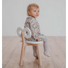 Double-O wooden kids Chair - White