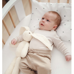 Cream crochet bunny 2