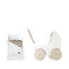 Dolls pram bedding set