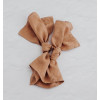 Linen napkins - Deep Caramel