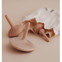 Komplet treh lesenih vrtavk 2