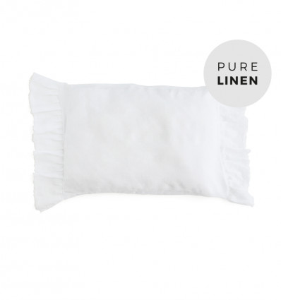 Pure White Pillowcase - Ruffles