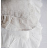 Linen Cushion Cover with RUFFLES 