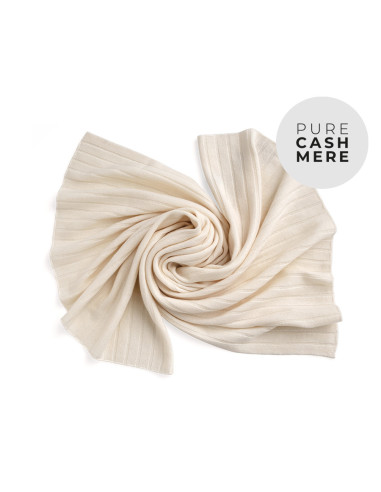CASHMERE baby blanket - CREAM