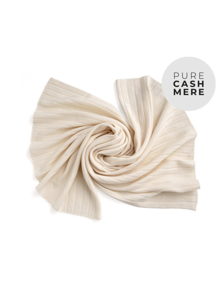CASHMERE baby blanket - CREAM