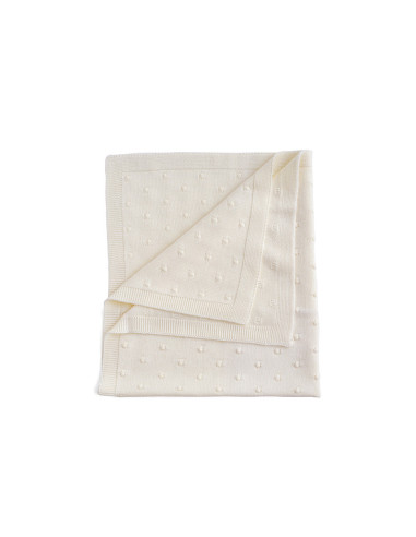 Popcorn Baby Blanket - Cream