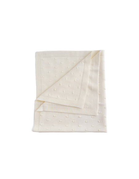 Popcorn Baby Blanket - Cream