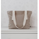 Natural Linen Tote Bag