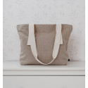 Natural Linen Tote Bag