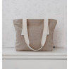 Natural Linen Tote Bag