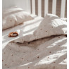 Hazel oat toddler duvet cover