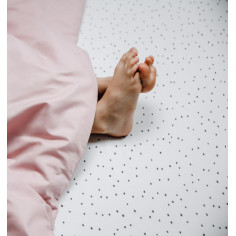 Black Confetti Fitted Sheet 2