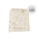 FRILL CASHMERE baby blanket - CREAM