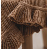 FRILL baby blanket - MOCHA