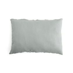 Sage muslin pillowcase