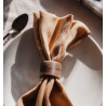 Linen napkins - Deep Caramel