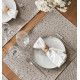 Linen place mats - Pepper