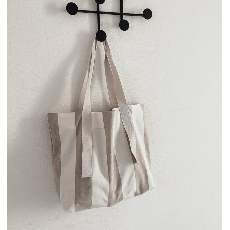 Natural Linen Tote Bag