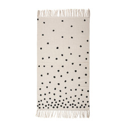 LADYBIRD RUG - BLACK DOTS