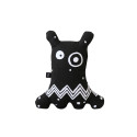 Kids cushion Big-eyed monster Black