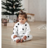 Cotton Kids Pyjamas – White with black dots