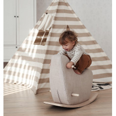 Toddler Rocking Horse in Gray 2