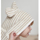 Hooded Baby Terry Towel Stripes