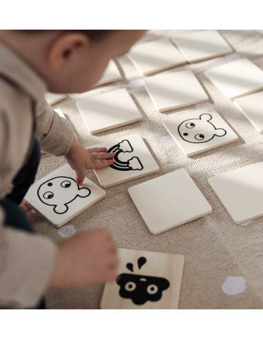 Wooden Memory game for kids