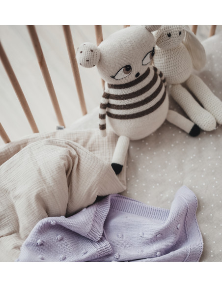Popcorn Baby Blanket – Lilac