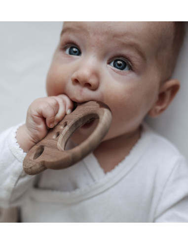 WOODEN TEETHER – CARE BEAR